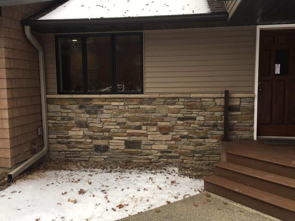 Hearth & Home Design Center Inc Home Facade Brickwork Example