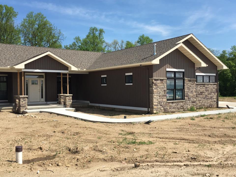 Hearth & Home Design Center Inc Home Facade Brickwork Example