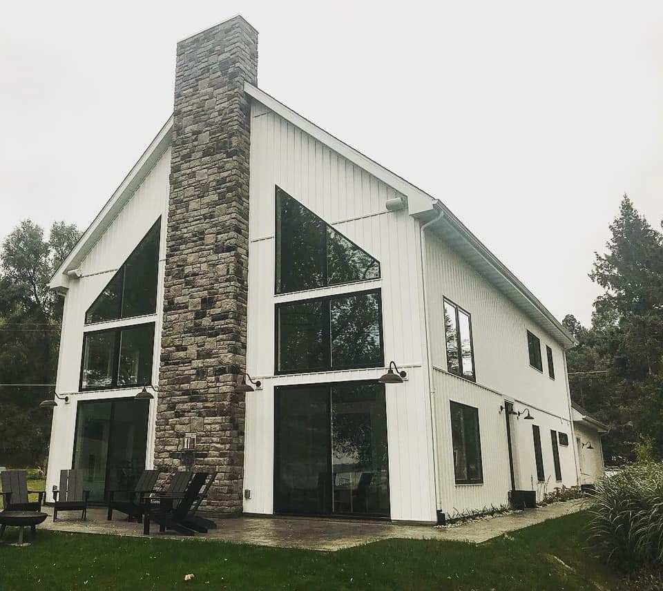 Hearth & Home Design Center Inc Home Facade Brickwork Example